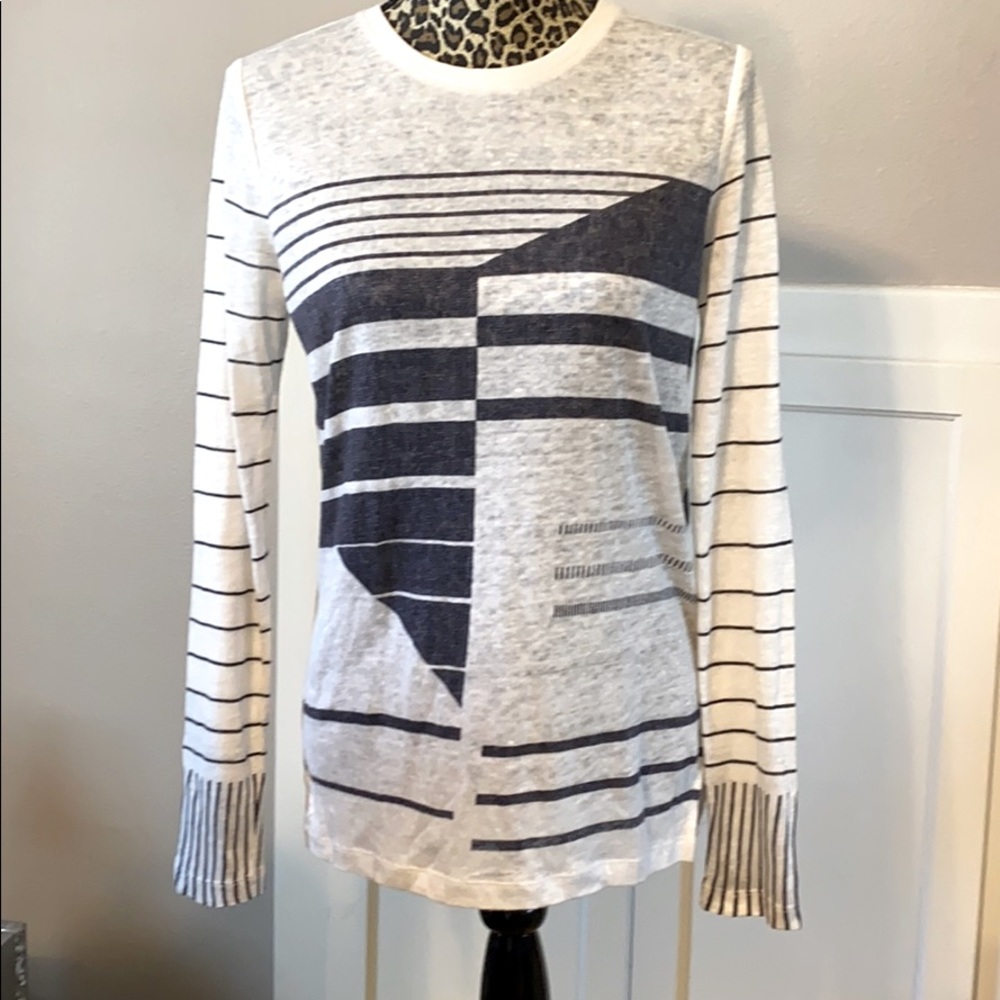 EUC VINCE Linen Top size Small